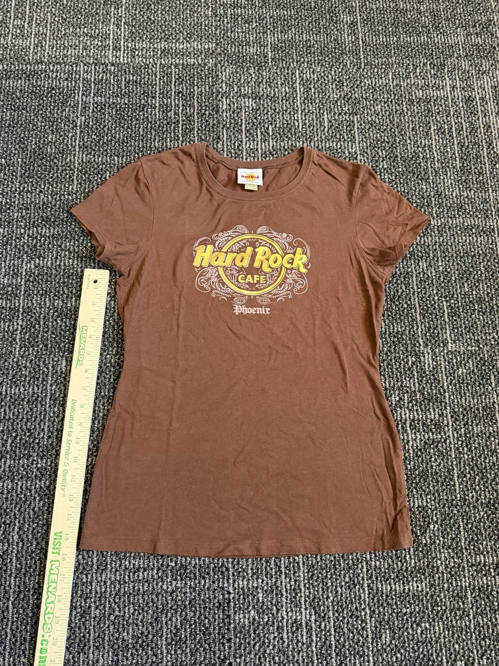 Hard Rock Cafe Phoenix Brown T-shirt Women's Large